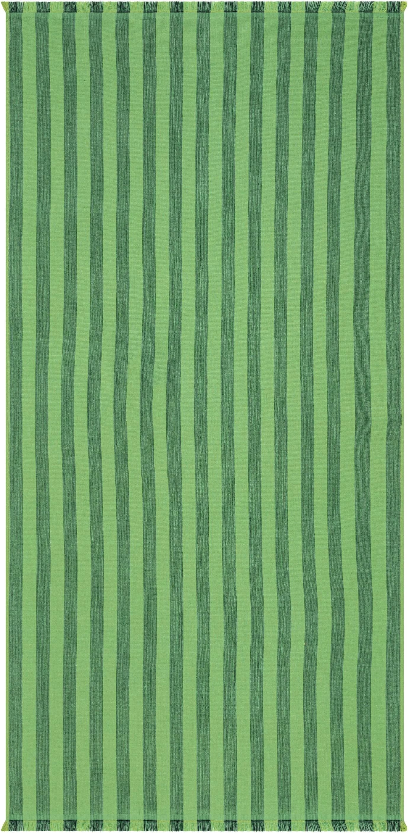 EGERIA Pestemal Strandtuch Grün Gestreift 80x180cm - Bild 4