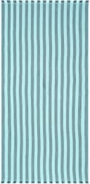 EGERIA Pestemal Strandtuch Blau Gestreift mit Fransen Bild 2