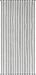 EGERIA Pestemal Strandtuch Dunkelgrau Gestreift 80x180cm Bild 2