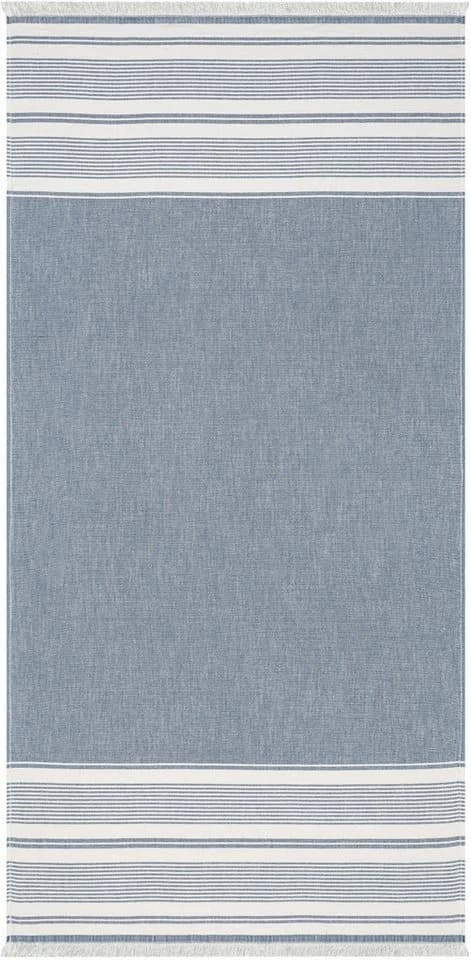 EGERIA Pestemal Strandtuch Dunkelblau 80x180cm Baumwolle - Bild 2