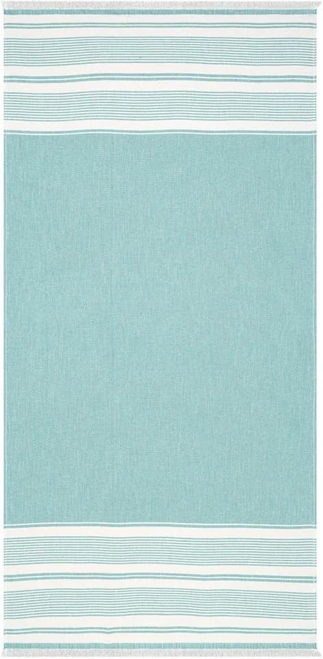 EGERIA Pestemal Strandtuch Dunkelgrün 80x180 cm Baumwolle - Bild 2