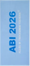 Egeria Strandtuch ABI 2026 Frottier 75x180 cm Blau Bild 2