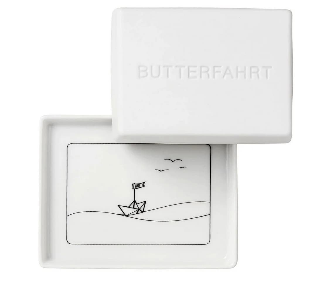 Räder Design Butterdose „Butterfahrt“ Porzellan Maritim - Bild 2