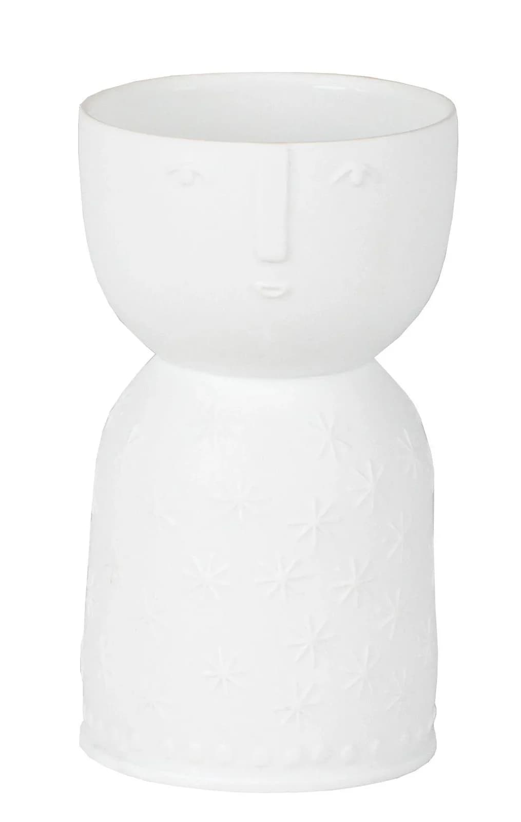 Figur STELLA - Porzellan Deko-Element Weiß