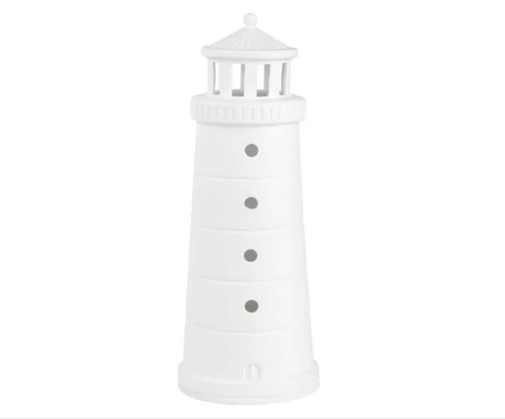 Räder Design Leuchtturm Dekoobjekt aus Porzellan Weiß - Bild 2