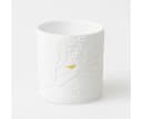 Räder Kerzenhalter Design Teelichthalter Porzellangeschichten Goldvogel Weiß 7cm Bild 1