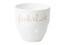 Räder Kerzenhalter Design Teelichthalter Poesielicht Weiß-Gold 9cm Bild 2