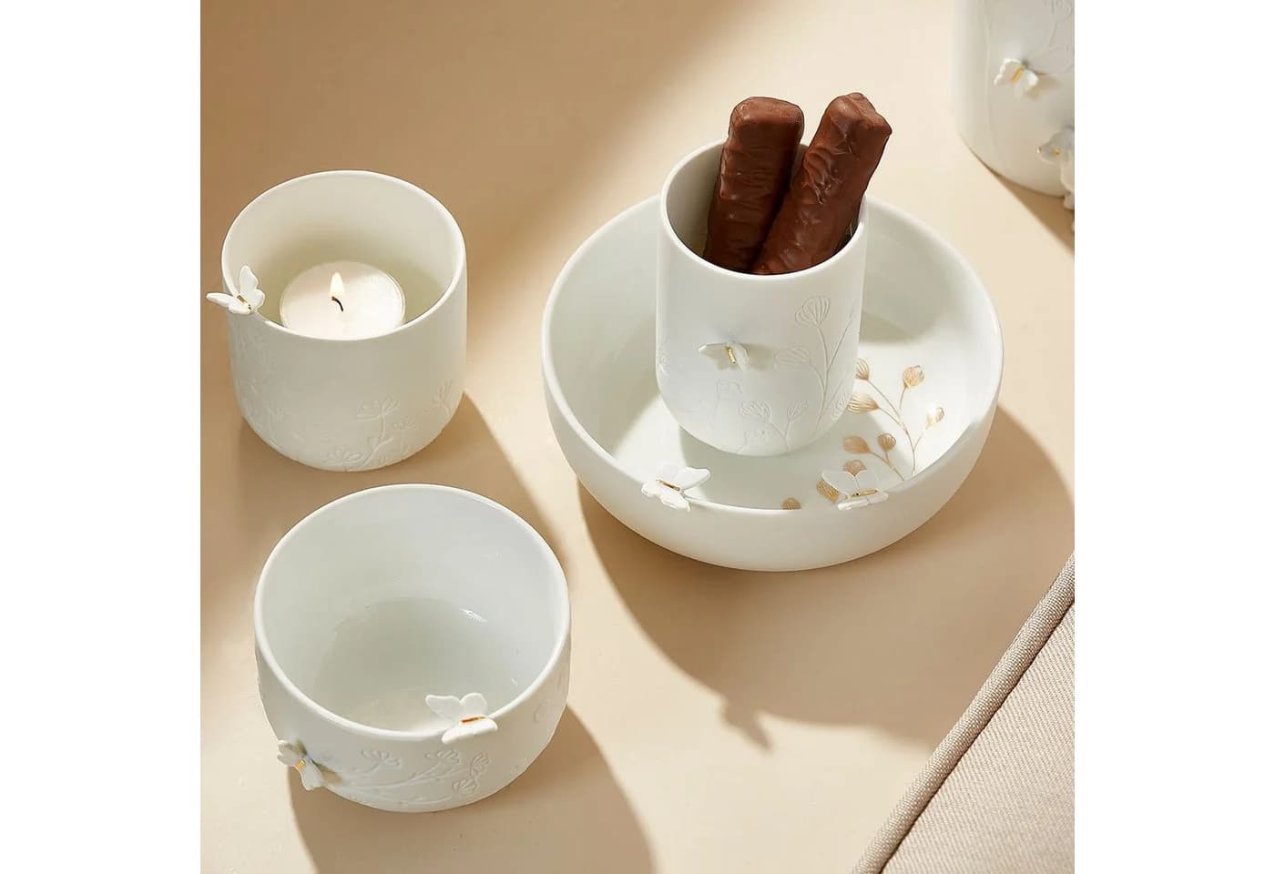 Räder Design Schale Schmetterling Klein Weiß Porzellan - Bild 3