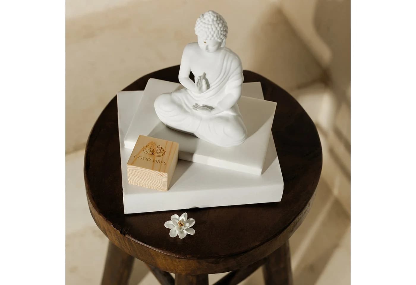 Räder Skulptur Design Dekofigur Buddha Sitzend