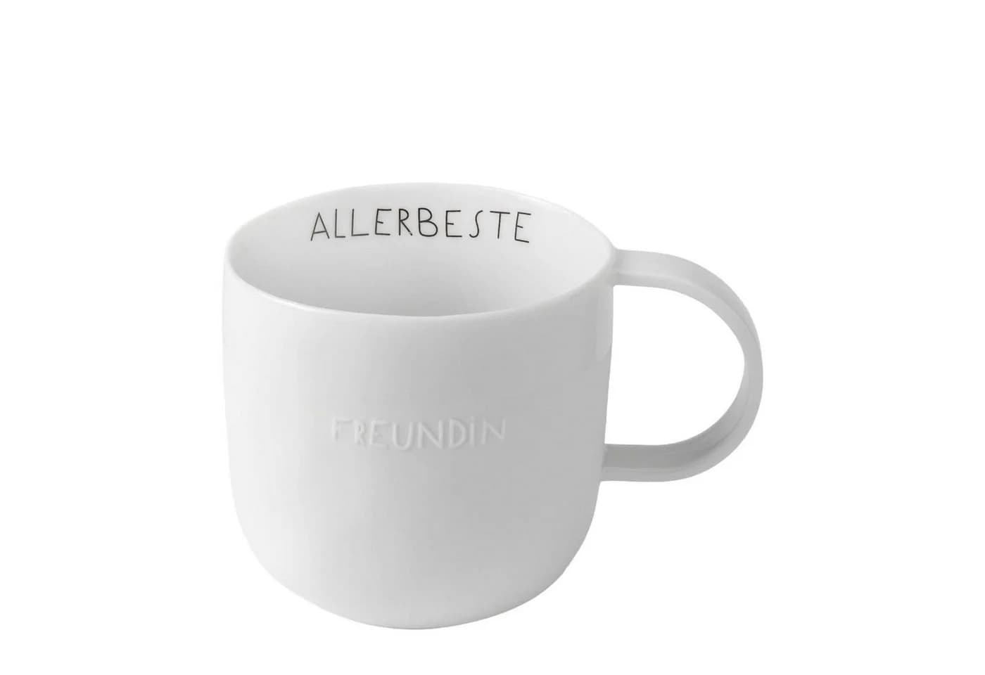 Räder Tasse "Guten Morgen Allerbeste Freundin" Weiß Porzellan