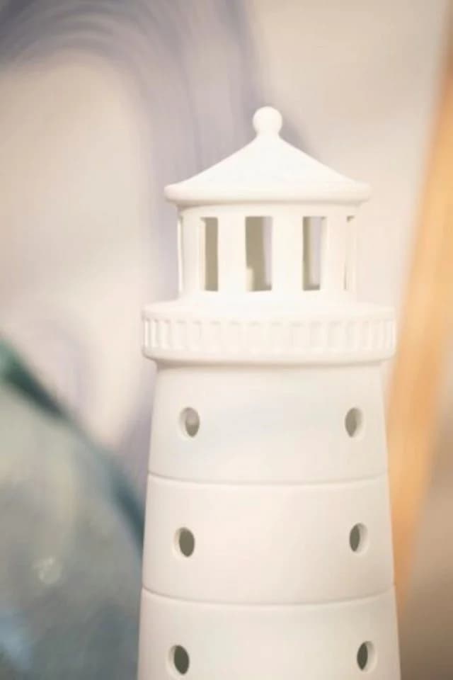 Maritimes Windlicht aus Glas und Metall - Bild 4
