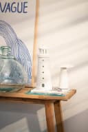 Maritimes Windlicht aus Glas und Metall Bild 5