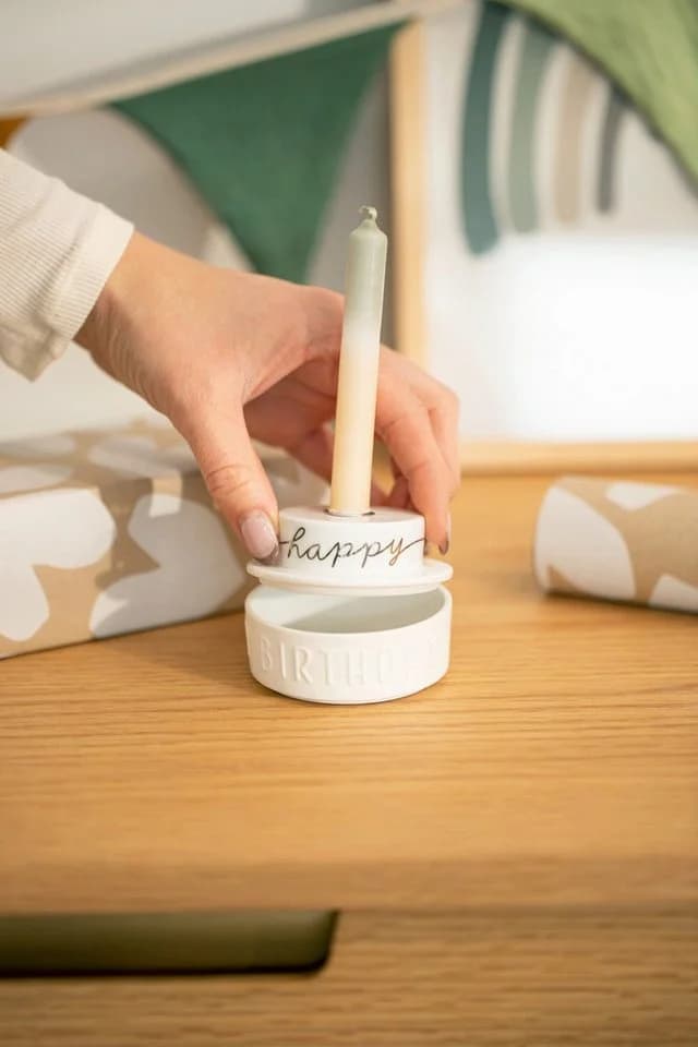 Räder Design Kerzenhalter Lichttörtchen Happy Birthday - Bild 5