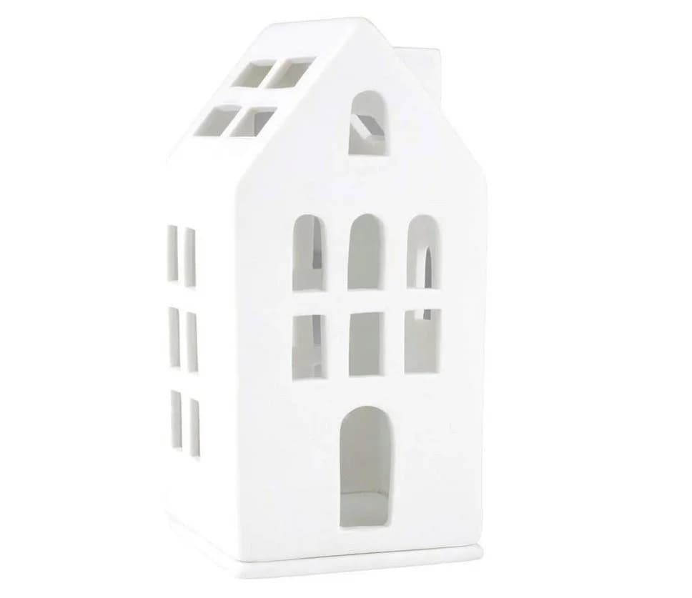 Räder Design Teelichthalter Mini-Lichthaus Gästehaus Weiß Porzellan - Bild 2