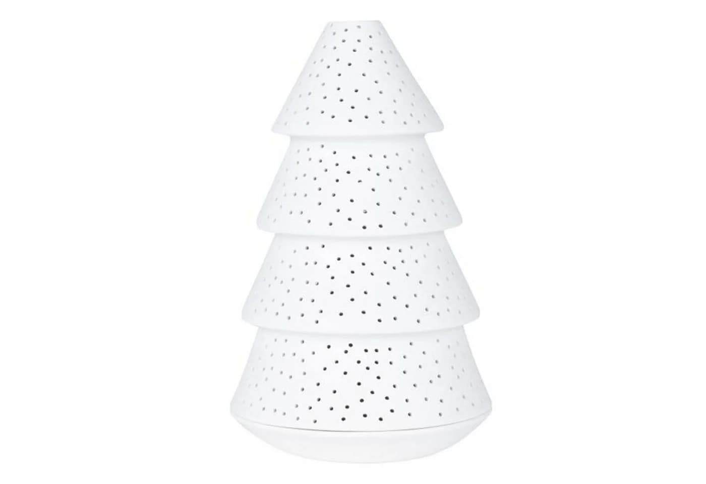 Räder Windlicht Design Kerzenhalter Tannenlicht Weiß - Bild 2