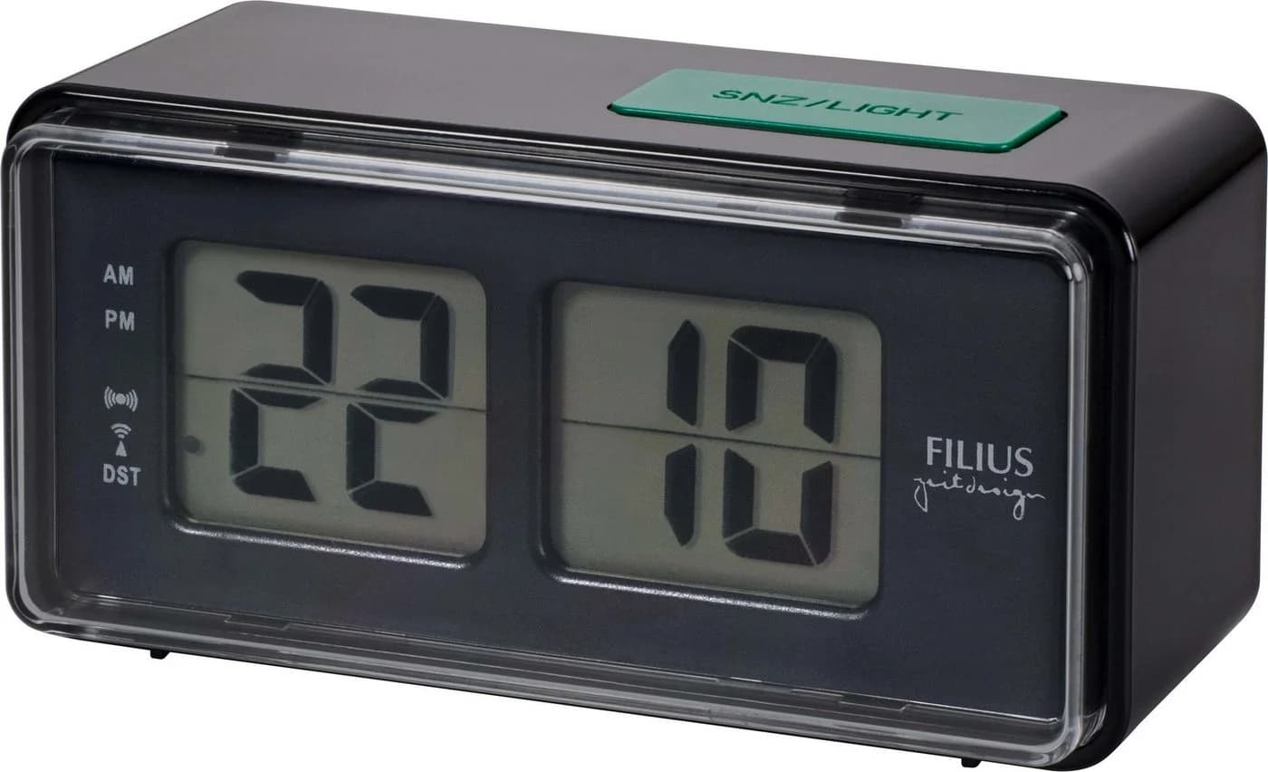 FILIUS zeitdesign Funkwecker 0530-7 Schwarz - Bild 2