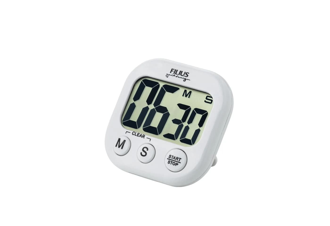 Kurzzeitmesser FILIUS ZEITDESIGN, weiß, digital, Piepalarm