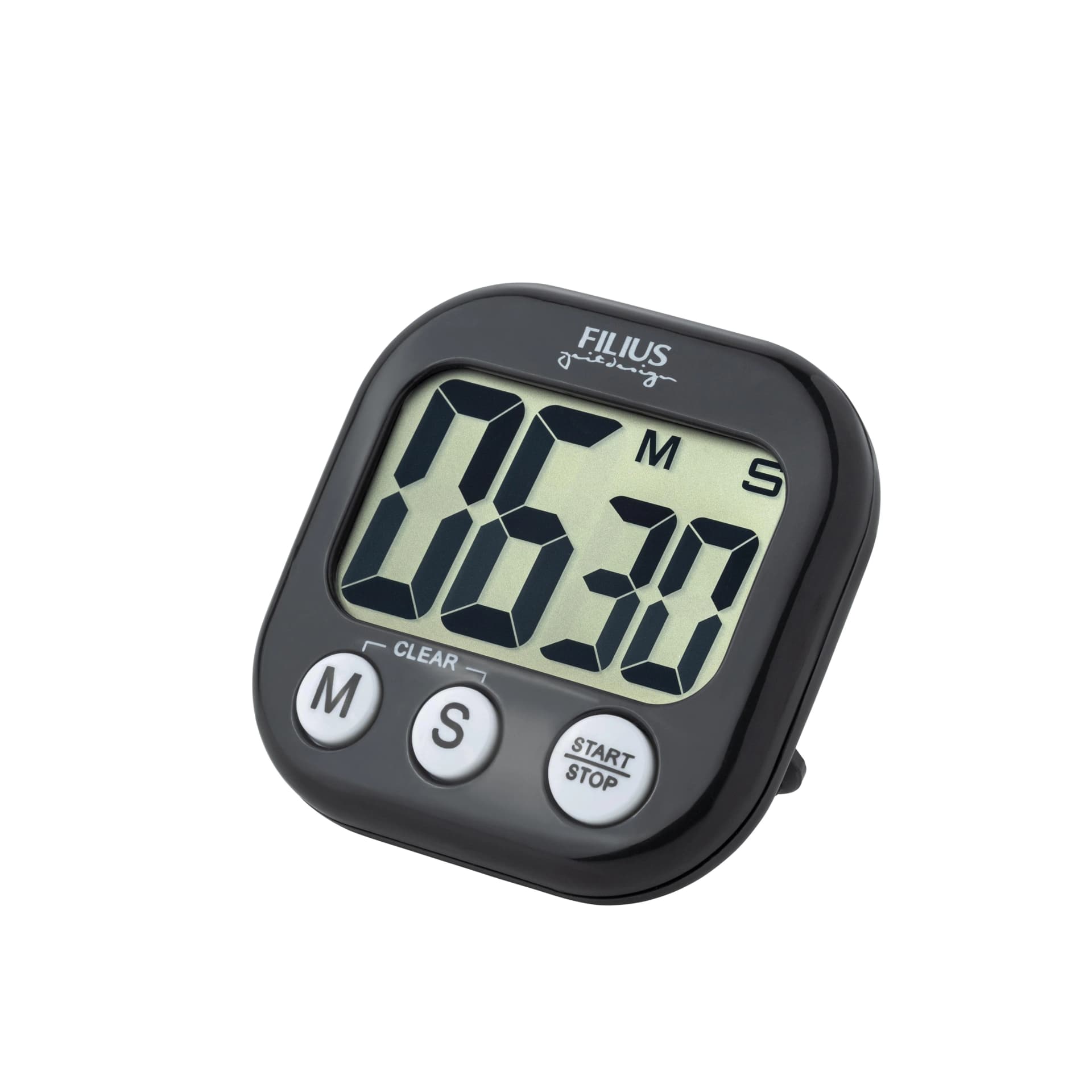 FILIUS ZEITDESIGN Kurzzeitmesser Schwarz Digital mit Piepalarm - Bild 2