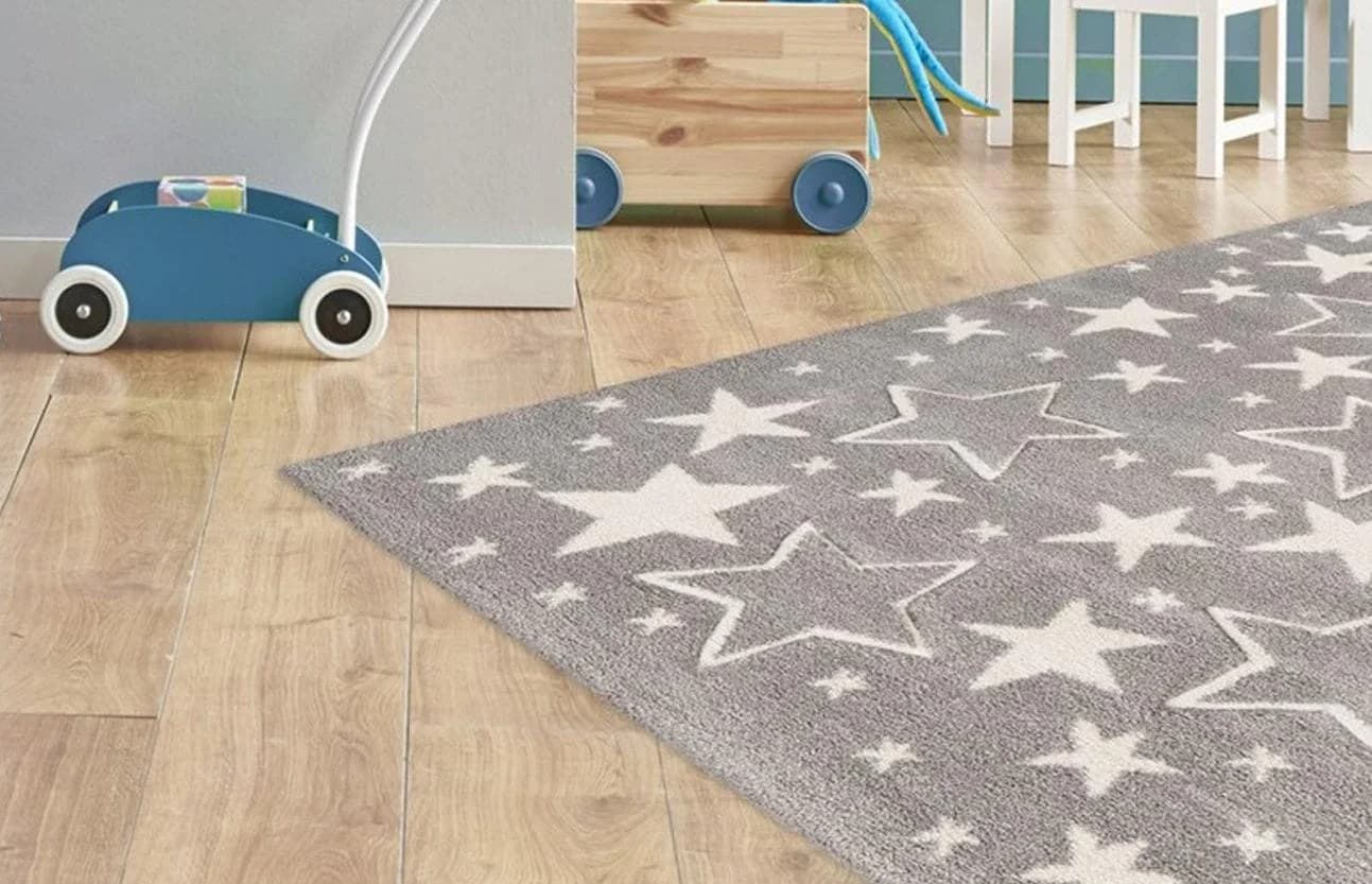 Arte Espina Kinderteppich Amigo 529 Silber Sterne