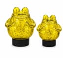 finehomegarden Schwimmender Glasfrosch 2er Set Grün Bild 2