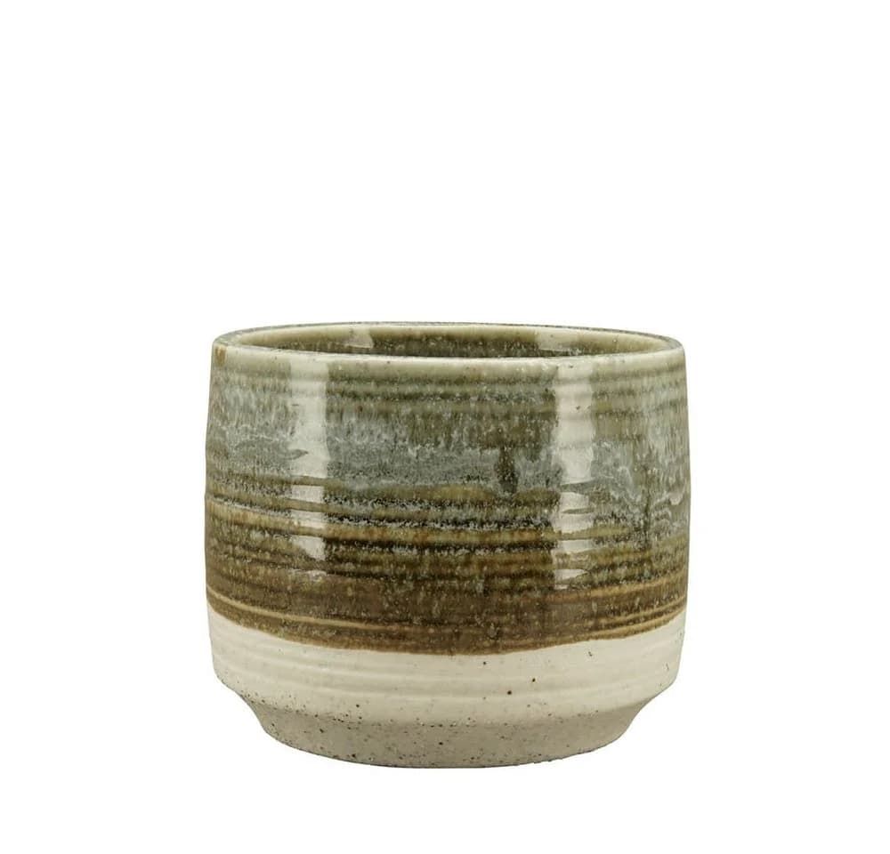 finehomegarden Blumentopf Stone ECOLO Grün/Natur Steinoptik - Bild 3
