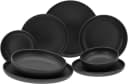 CreaTable Tafelservice Uno 8-tlg Schwarz Steinzeug Bild 2