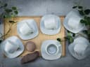 Creatable Kaffeeservice Weiß 12-teilig Keramik Bild 3