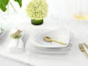 CreaTable Tafelservice Celebration 12-teilig Weiß Porzellan Bild 3