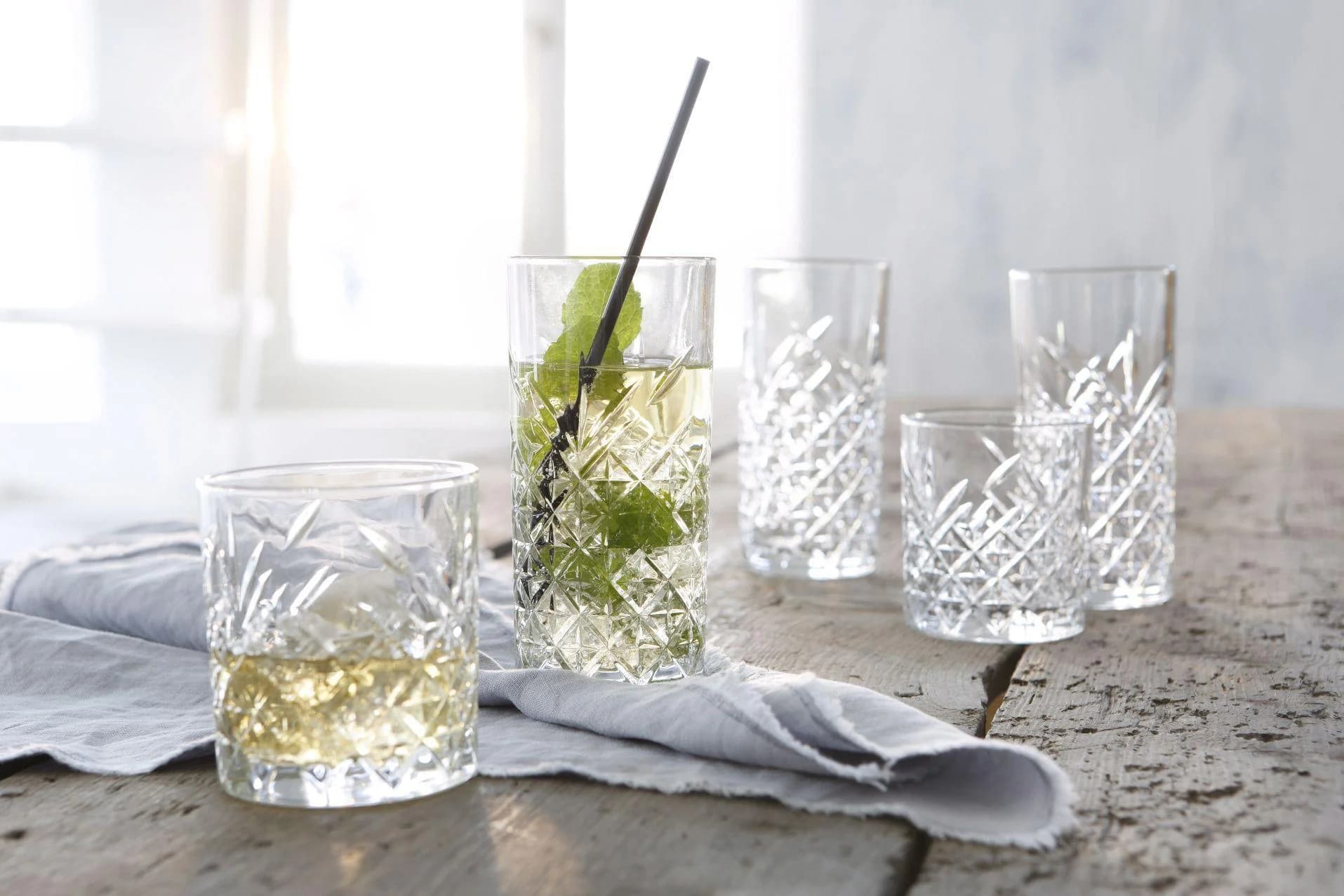 CREATABLE Gläser-Set TIMELESS 8-tlg. Glas transparent