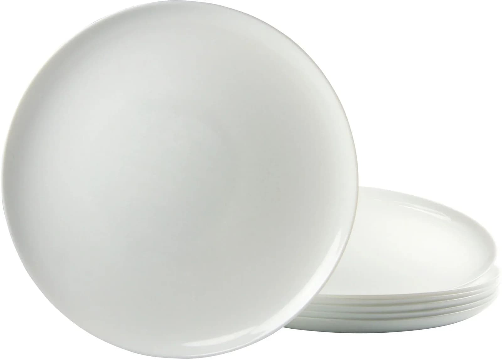 Luminarc Pizzateller Set 6-tlg. Weiß Opalglas Ø 32cm