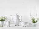 CreaTable Servier-Set Maria Theresia Weiß Porzellan 3-teilig Bild 1