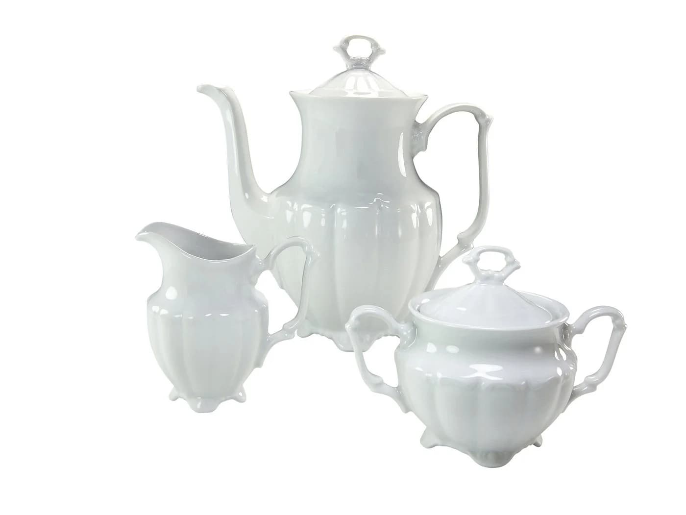 CreaTable Servier-Set Maria Theresia Weiß Porzellan 3-teilig - Bild 2