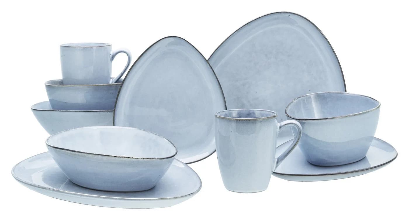 CreaTable Kombiservice Cloudy Sky Blue 10-tlg. Steinzeug - Bild 2