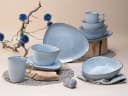 CreaTable Kombiservice Cloudy Sky Blue 10-tlg. Steinzeug Bild 3