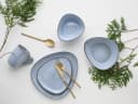CreaTable Kombiservice Cloudy Sky Blue 10-tlg. Steinzeug Bild 4