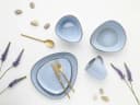 CreaTable Kombiservice Cloudy Sky Blue 10-tlg. Steinzeug Bild 5