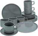 Creatable Kaffeeservice Grau Keramik 18-teilig 250 ml Bild 1