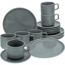 Creatable Kaffeeservice Grau Keramik 18-teilig 250 ml Bild 2