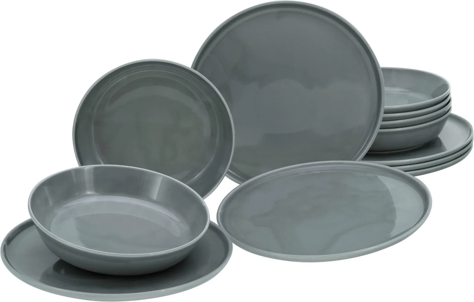 Creatable Tafelservice Chef Collection Grau 12-teilig