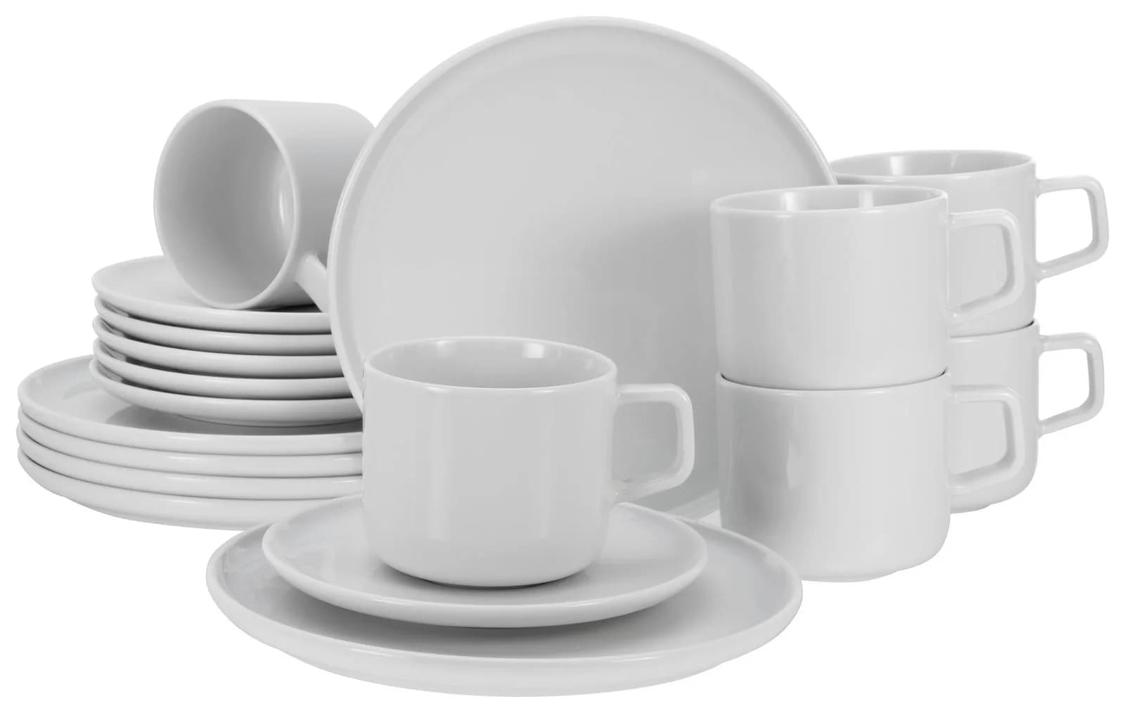 Creatable Kaffeeservice Chef Collection Weiß 18-teilig