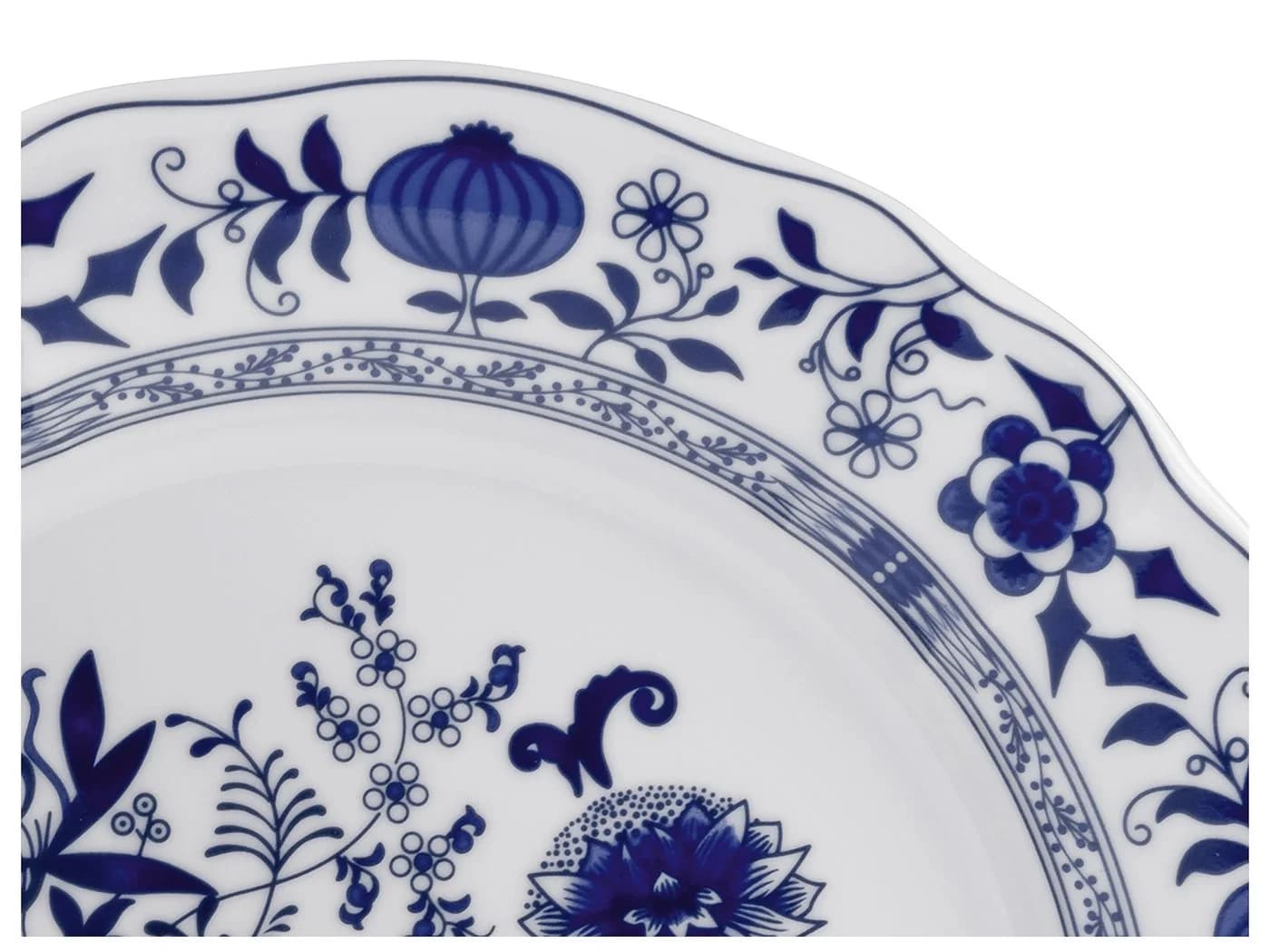 CREATABLE Kaffeeservice 18-tlg. Flora Zwiebelmuster Weiß Porzellan - Bild 5