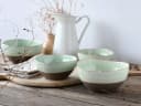 CreaTable Schale Basalt Bio Salbei Steinzeug Set 4-tlg. Bild 4