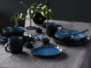 CREATABLE Kombiservice Nordic Fjord 16-tlg blau Steinzeug Bild 3