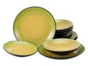 CreaTable Tafelservice Hot Green 12-tlg. Steinzeug Grün Bild 1