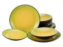 CreaTable Tafelservice Hot Green 12-tlg. Steinzeug Grün Bild 2