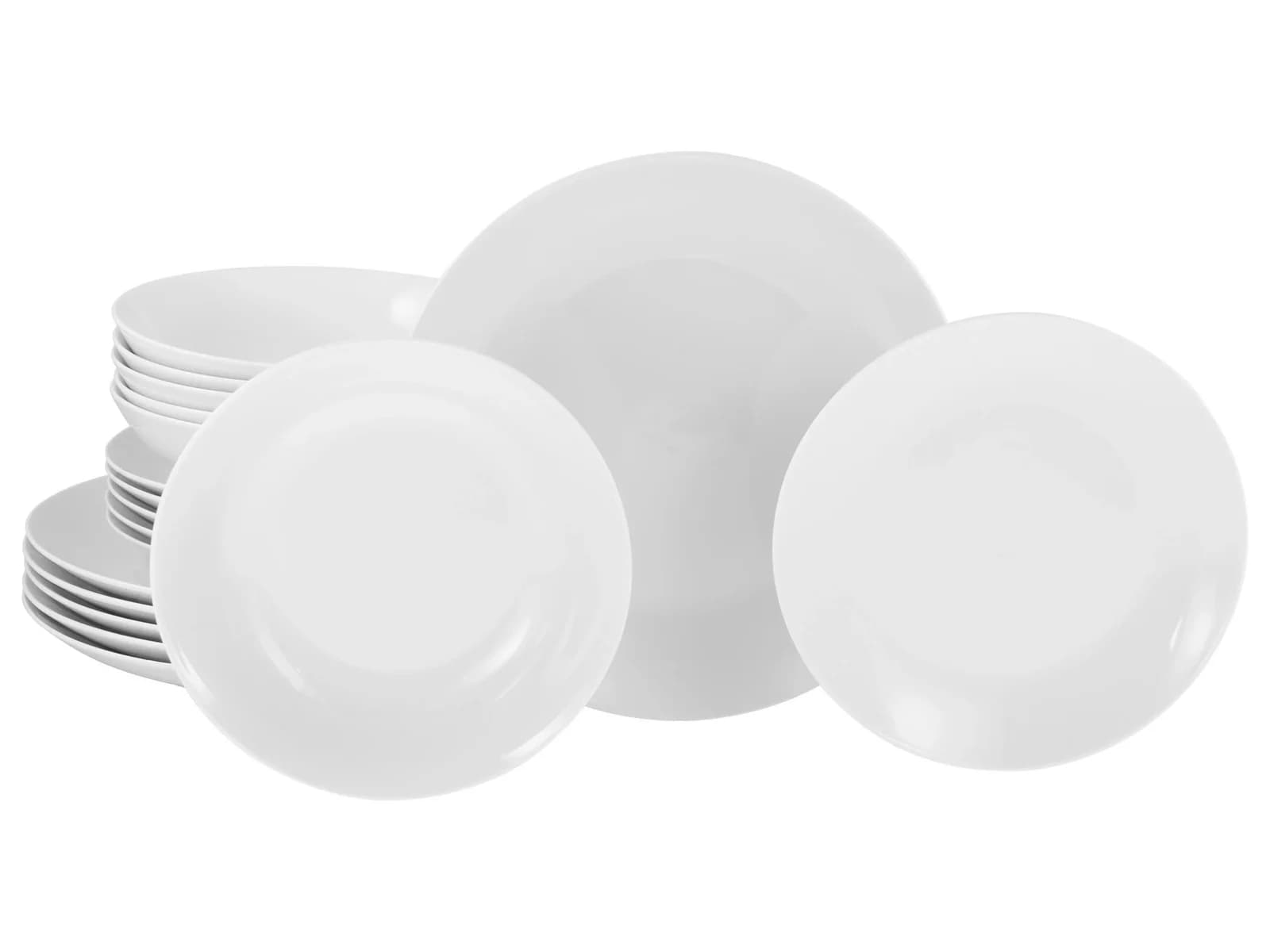Creatable Tafelservice Luna Weiß 18-teilig