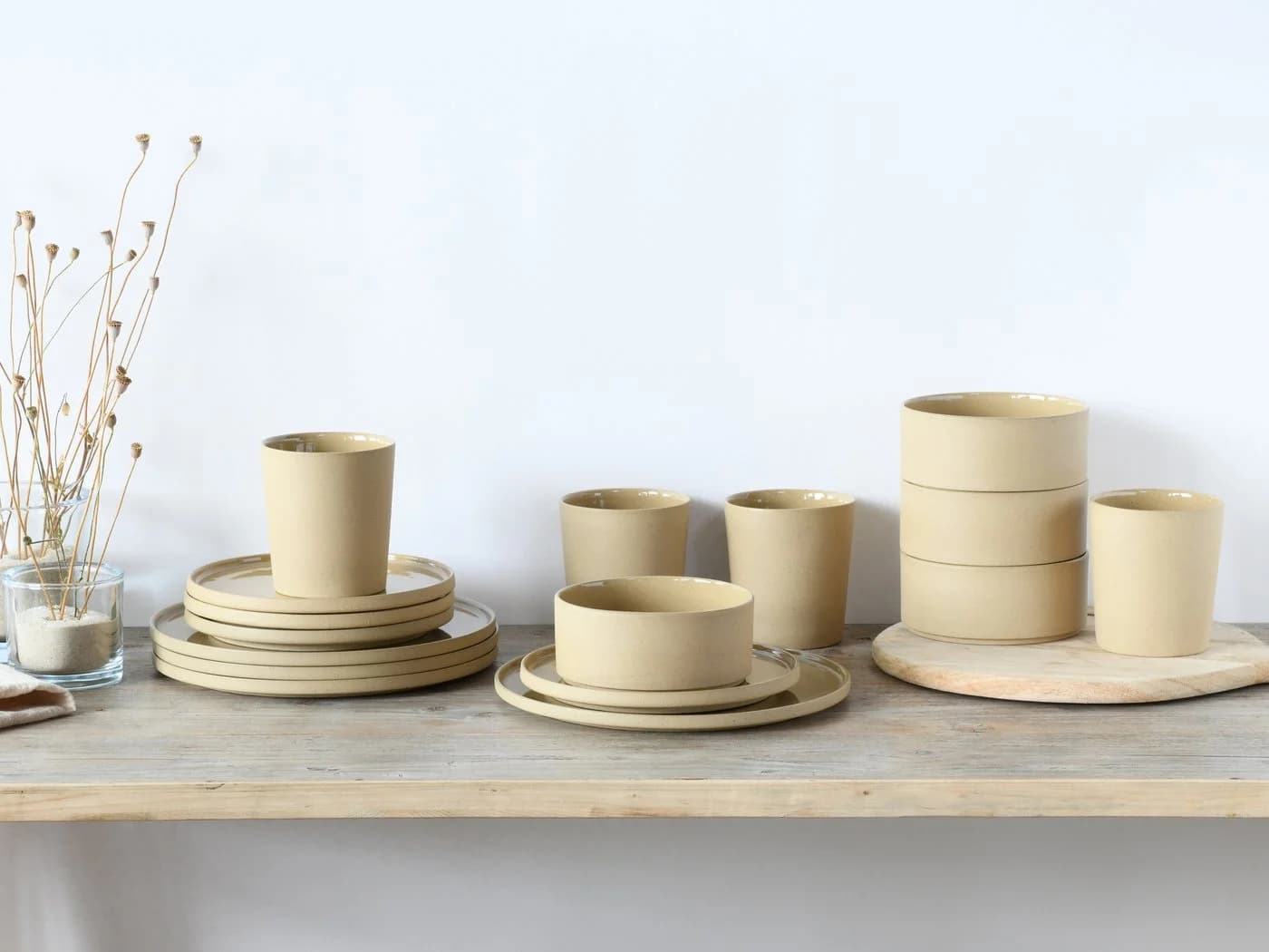 CreaTable Kombiservice Futuro Sand 16-teilig Steinzeug Beige - Bild 3