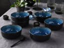 CREATABLE Müslischale Set Nordic Fjord Blau Steinzeug Bild 1