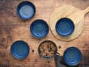 CREATABLE Müslischale Set Nordic Fjord Blau Steinzeug Bild 4