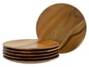 CreaTable Teller Nature Collection Akazienholz 6er Set Braun Bild 2